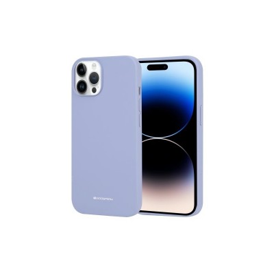 Husa iPhone 14 Pro Max, Mercury Goospery, Microfibra La Interior, Mov Lavanda